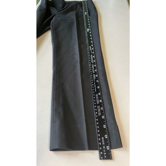 Lafayette 148 Pants Size 2 Straight Leg Black Front Pleated Dressy Office Work - Picture 7 of 12